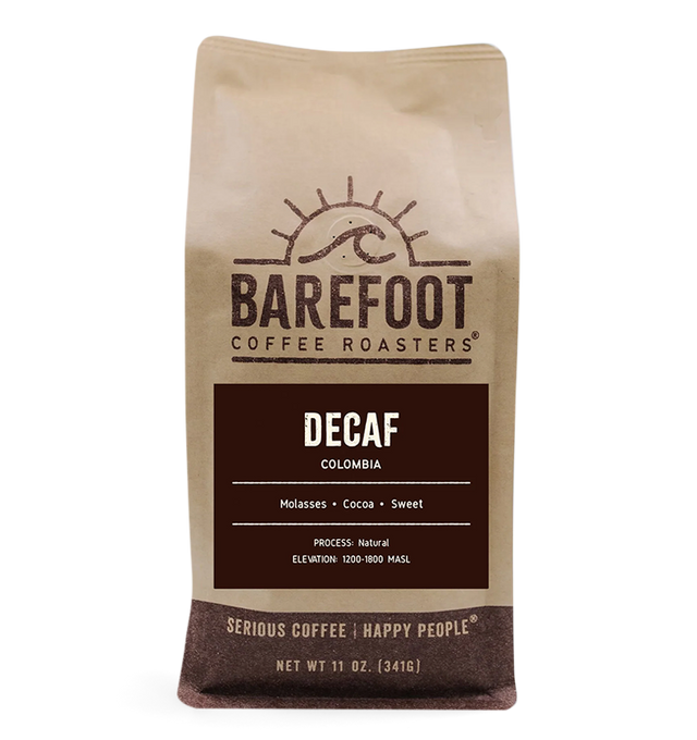 Decaf Colombia by Barefoot Coffee Roasters Coffee Bag Image