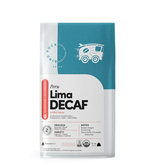 Peru Lima Decaf by Bird Rock Coffee Roasters Coffee Bag Image