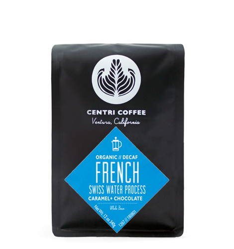 Organic Decaf French Roast by Centri Coffee Coffee Bag Image