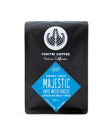 Organic Decaf Majestic Blend by Centri Coffee Coffee Bag Image