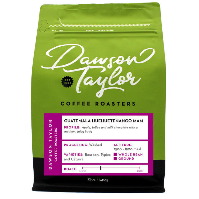 Guatemala Huehuetenango MAM by Dawson Taylor Coffee Roasters Coffee Bag Image