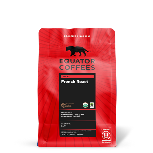 French Roast Fair Trade Organic by Equator Coffees & Tea Coffee Bag Image