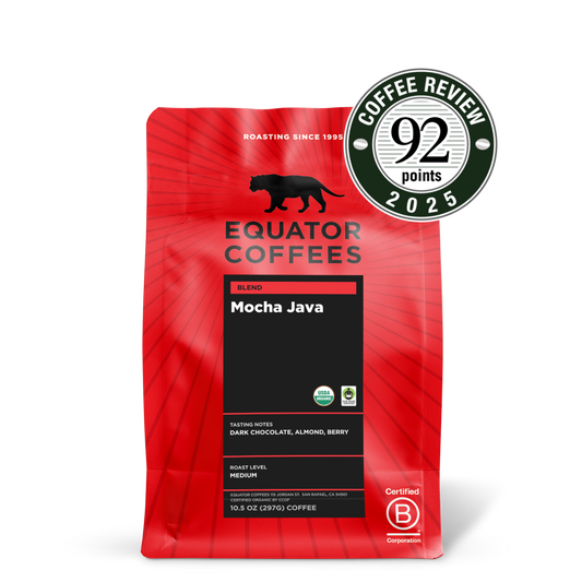 Mocha Java Fair Trade Organic by Equator Coffees & Tea Coffee Bag Image