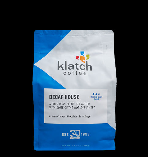 Decaf House Blend by Klatch Coffee Roasting Coffee Bag Image