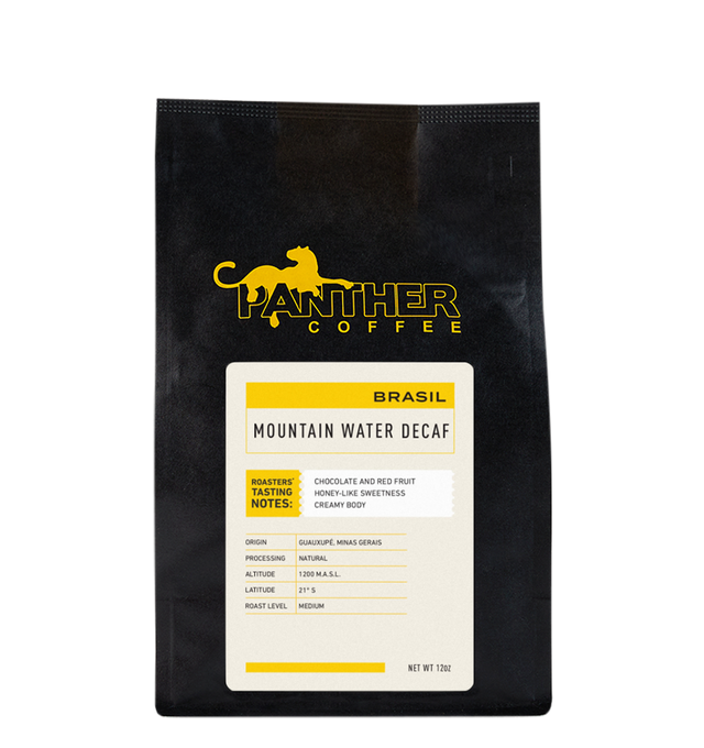 Decaf Mountain Water Brasil by Panther Coffee Roasters Coffee Bag Image