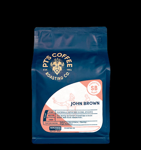 John Brown Signature Blend by PT's Coffee Roasting Co. Coffee Bag Image