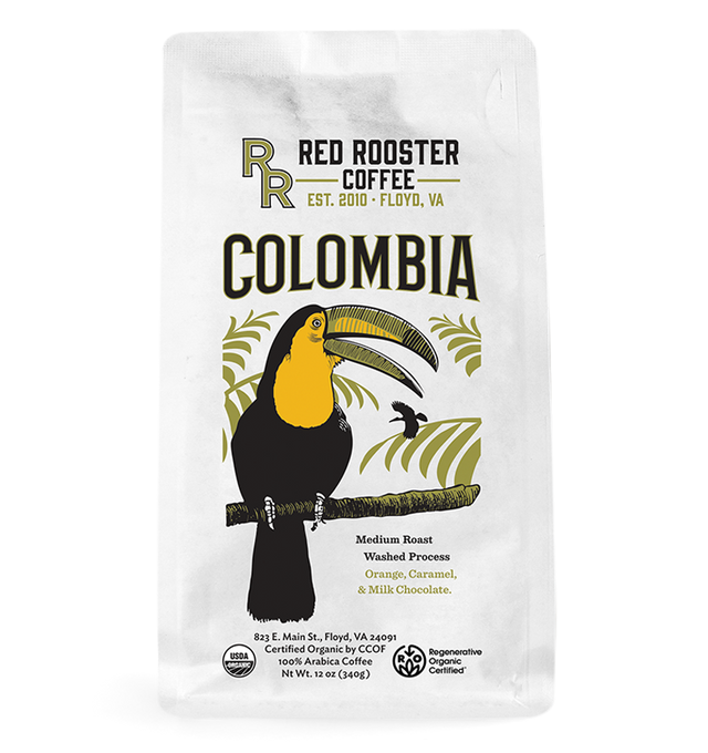 Regenerative Organic Colombia by Red Rooster Coffee Coffee Bag Image
