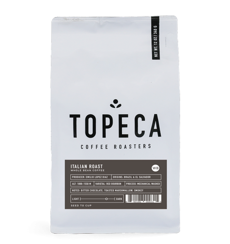 Italian Roast by Topeca Coffee Roasters Coffee Bag Image