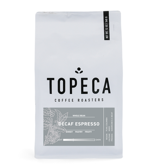 Decaf Signature Espresso by Topeca Coffee Roasters Coffee Bag Image