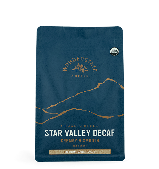 Star Valley Decaf Organic Blend by Wonderstate Coffee Coffee Bag Image